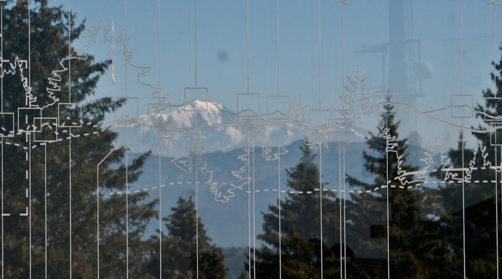 Le mont Blanc au Revard 