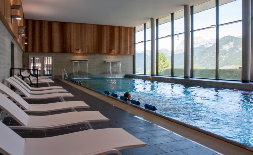 Espace balnéo de Châtel, idéal quand il pleut dans les Alpes