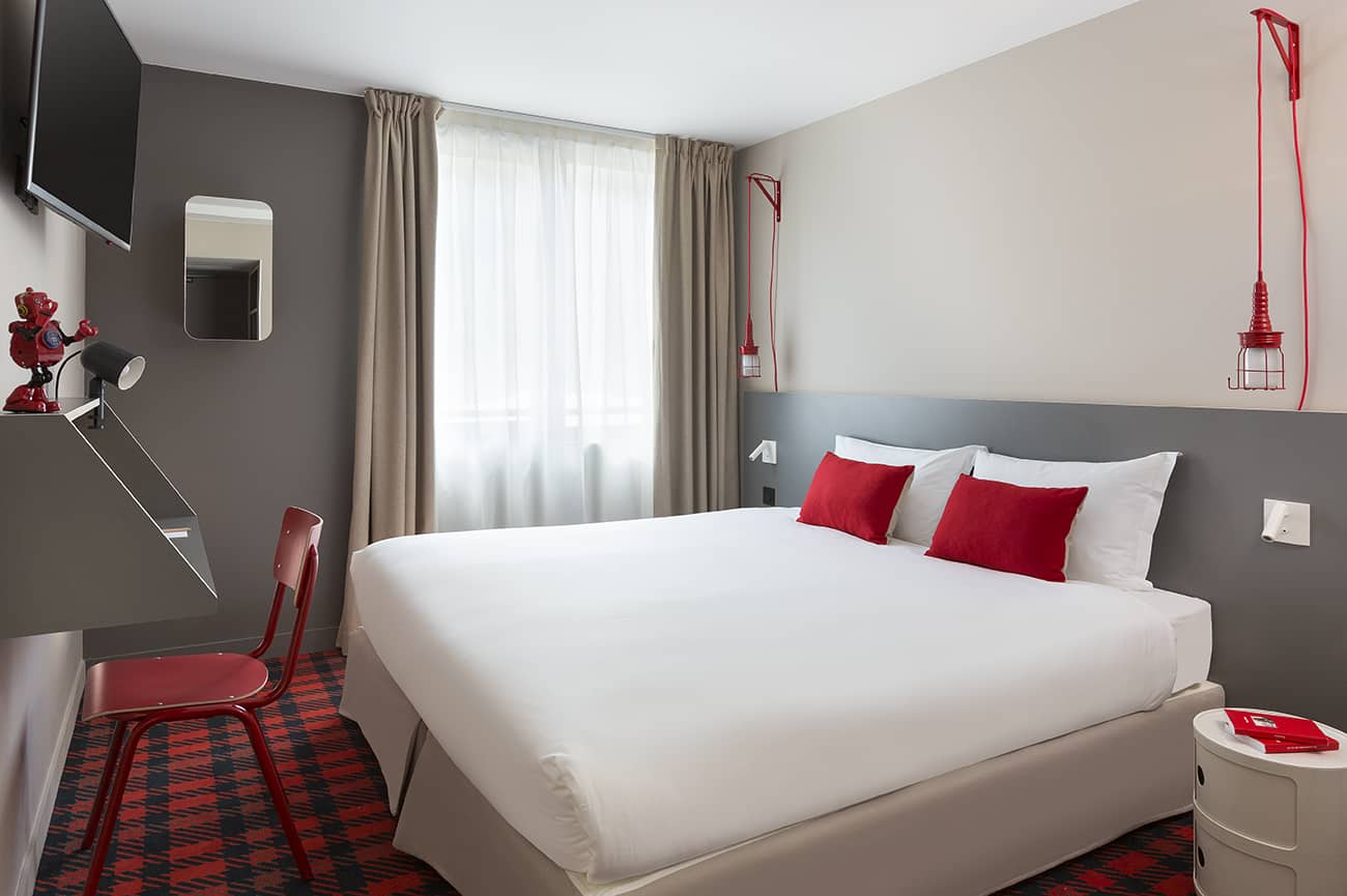 Chambre du Rocky Pop Hôtel Chamonix