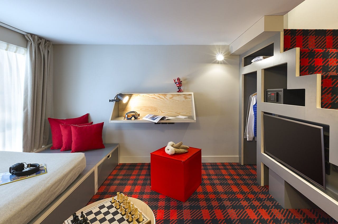 Chambre familiale au Rocky Pop aux Houches