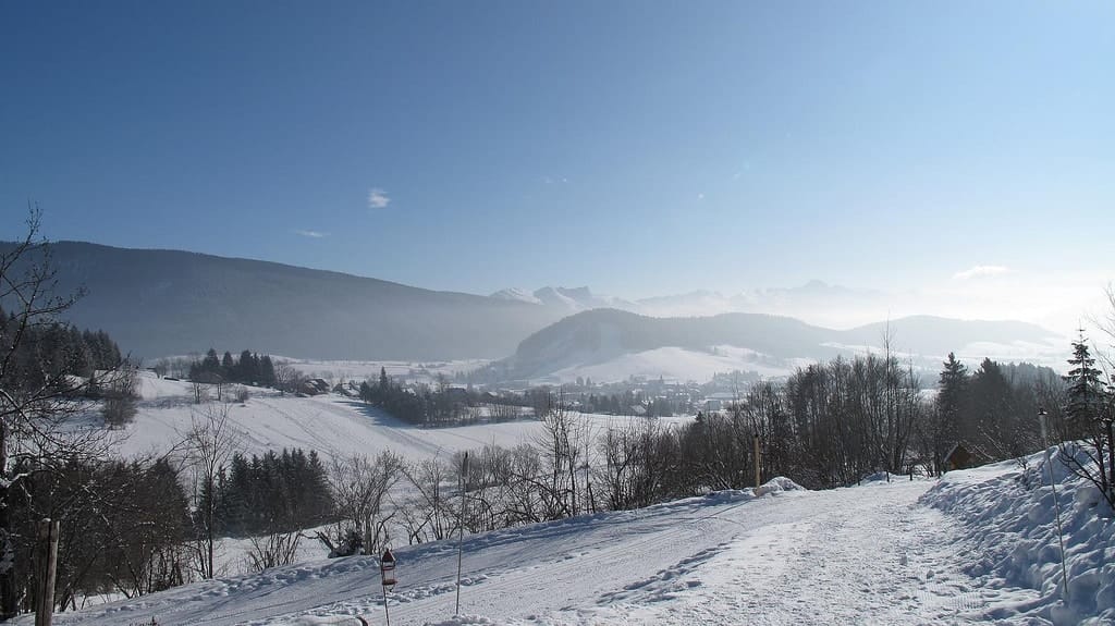 Autrans, domaine de ski de fond proche de Valence