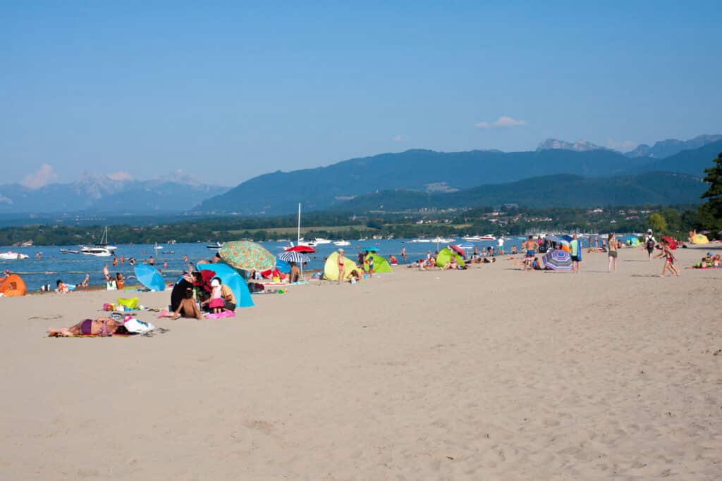 Plage de baignade de Excenevex