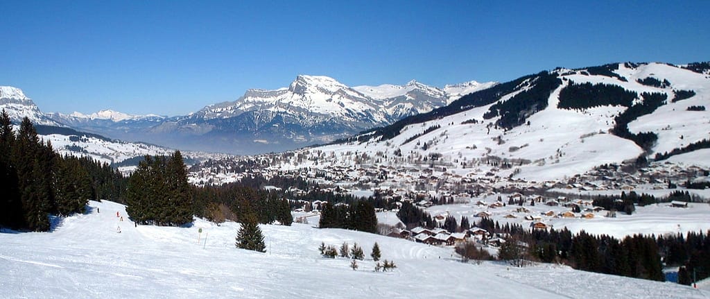 Megève en hiver, par Cycling Man, Licence CC Flickr