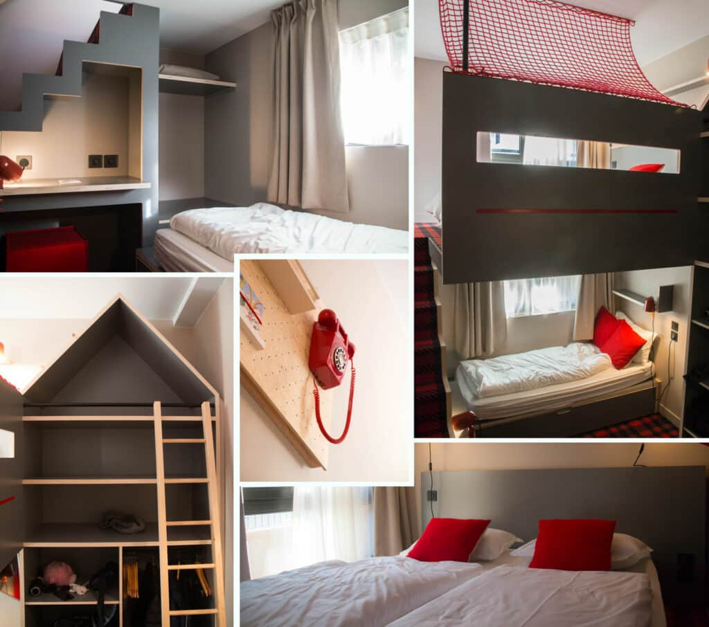 Notre chambre au Rocky Pop Chamonix