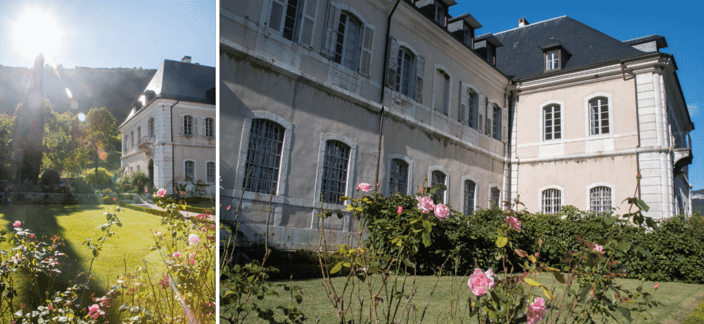 L'Abbaye d'Hautecombe, côté jardins