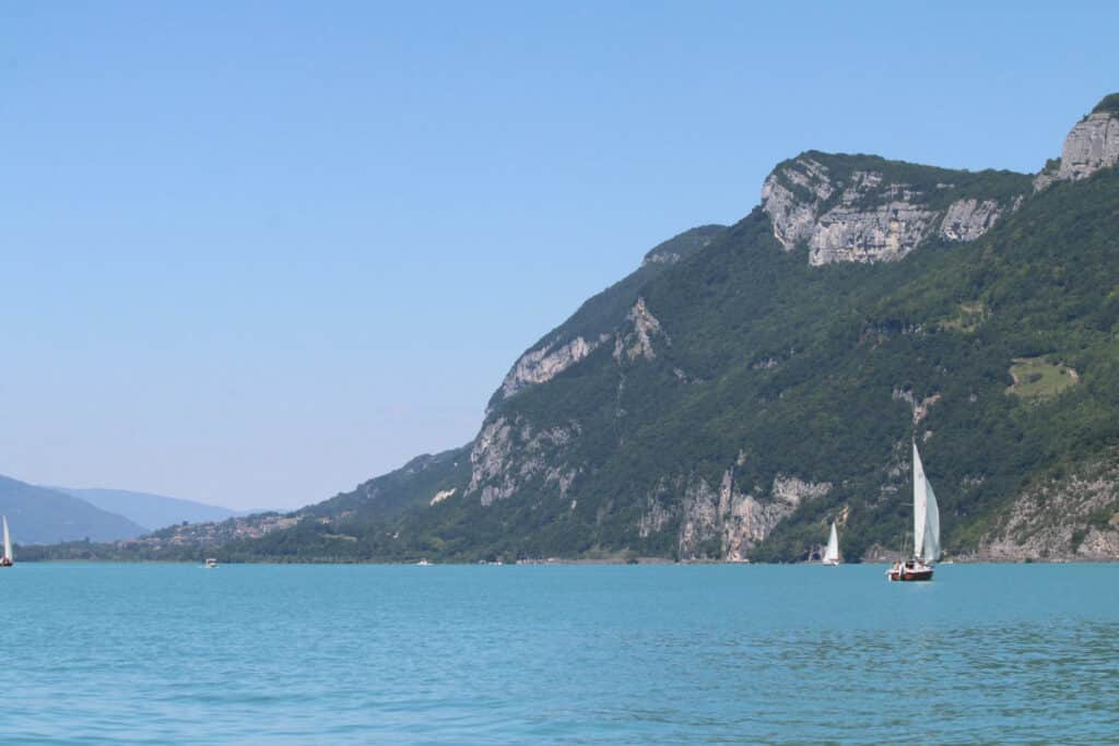 Voile sur le lac du Bourget