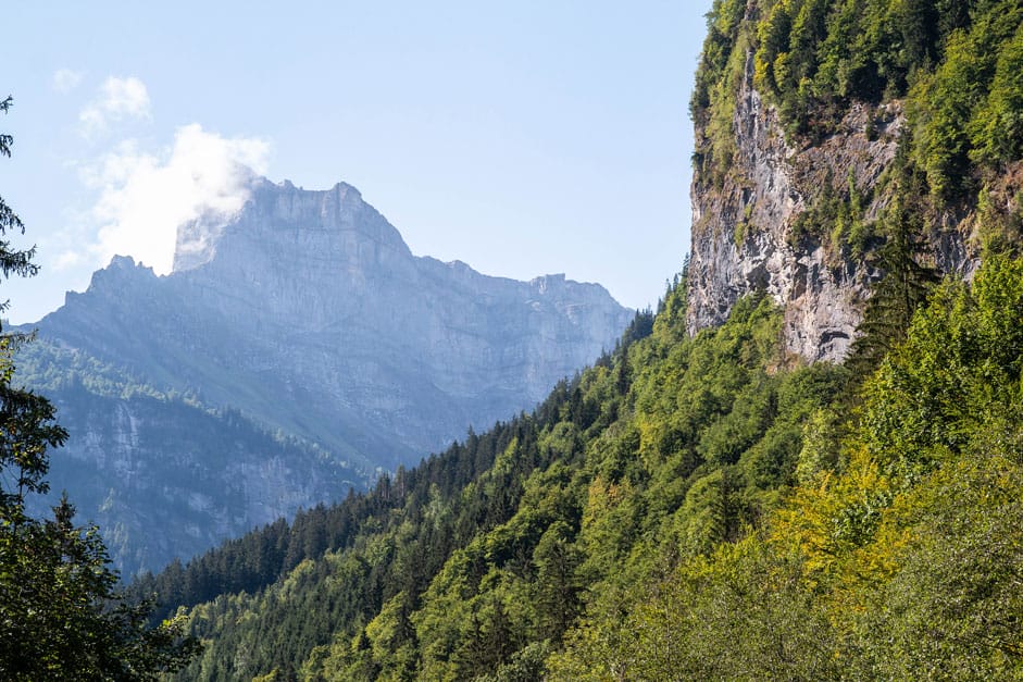 Le mont Blanc depuis les hauteurs de Samoëns