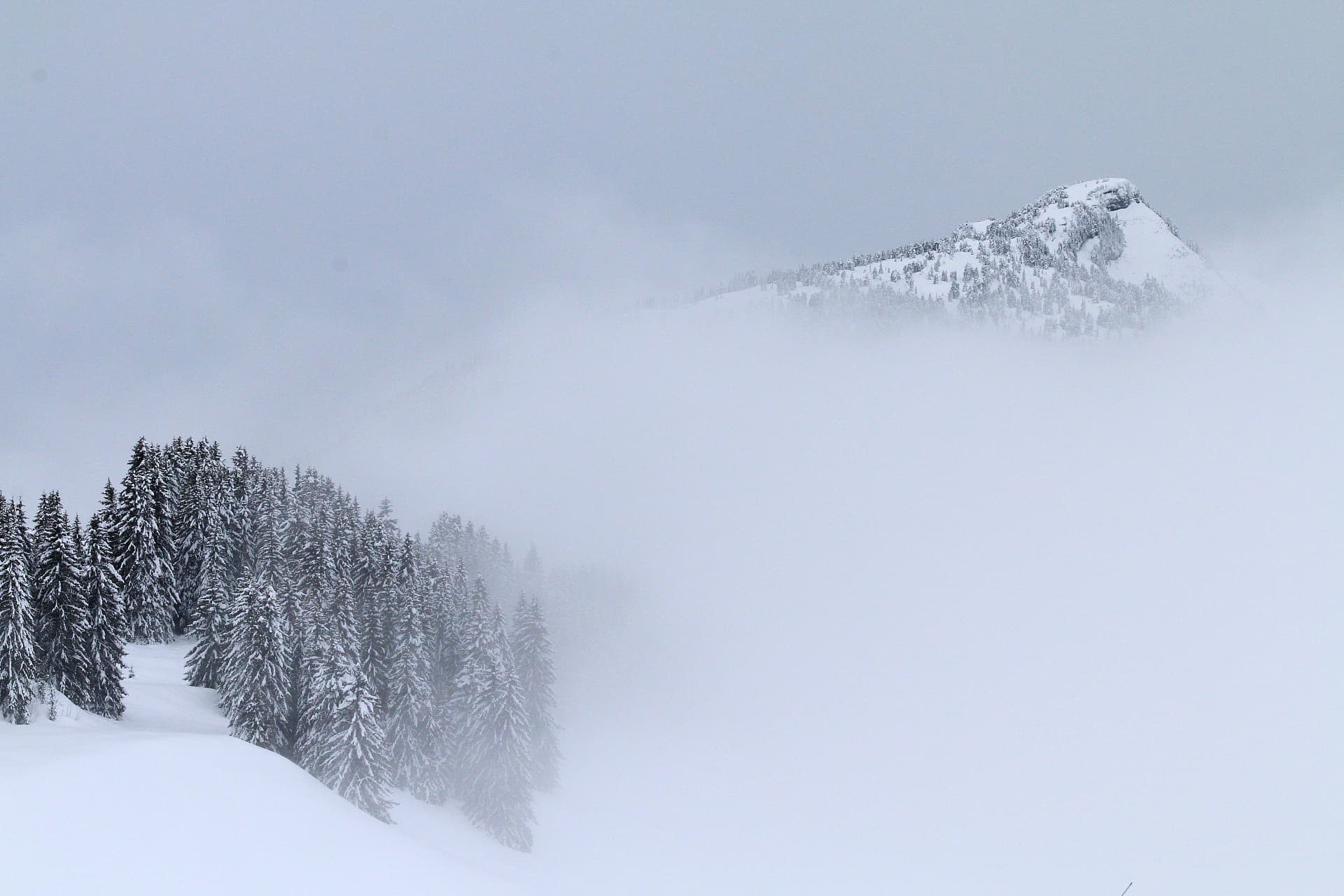 temps de neige aux Glières
