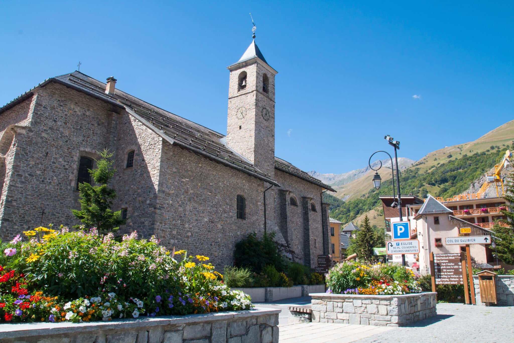 L'Egrlise baroque de Valloire en Savoie