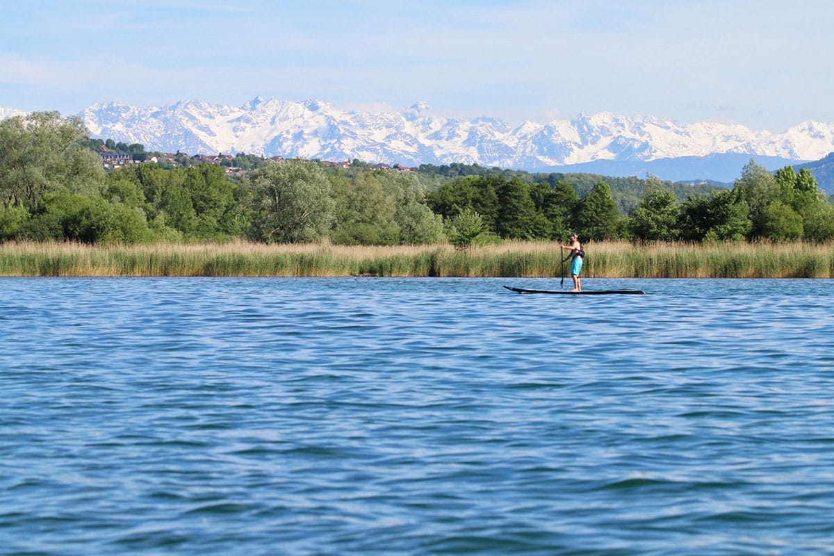 Le lac du Bourget au printemps