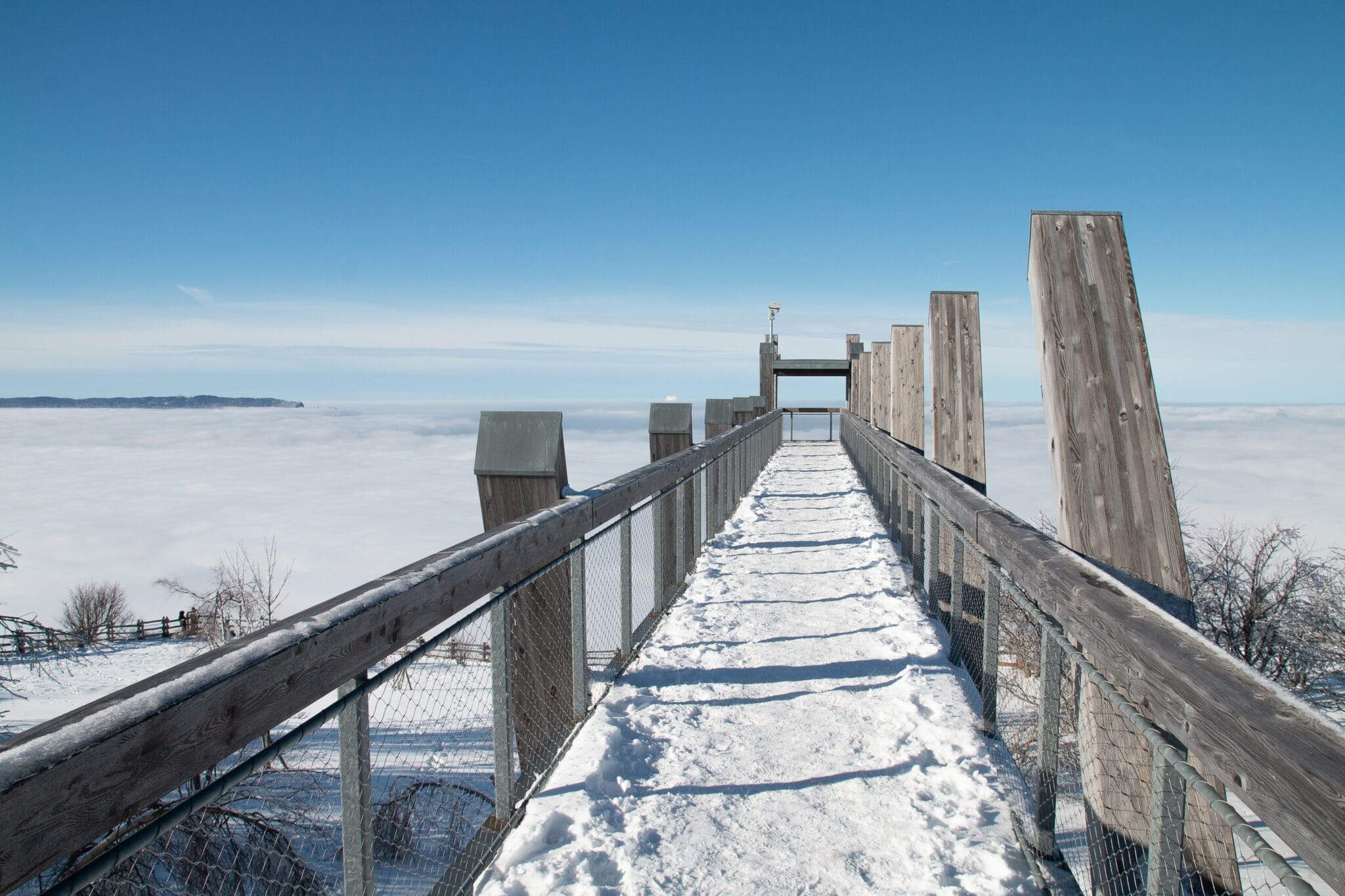 Belvédère du Revard en hiver
