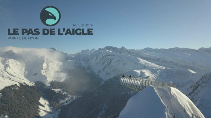 Le pas de l'Aigle, pas dans le vide à Morzine