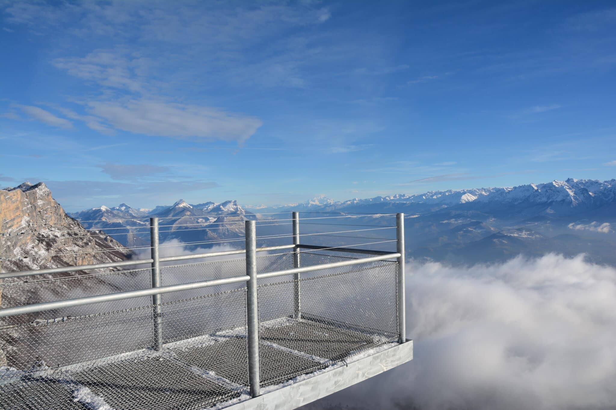 Grenoble depuis le vertige des cimes, à Lans en Vercors