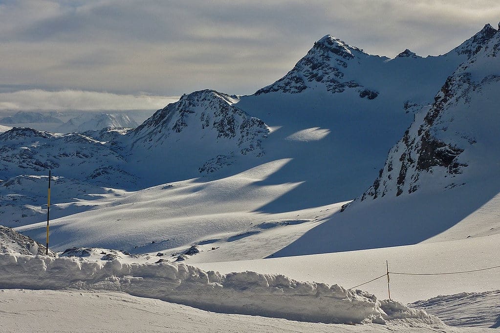 Le col de Thorens et la Maurienne en arrière plan