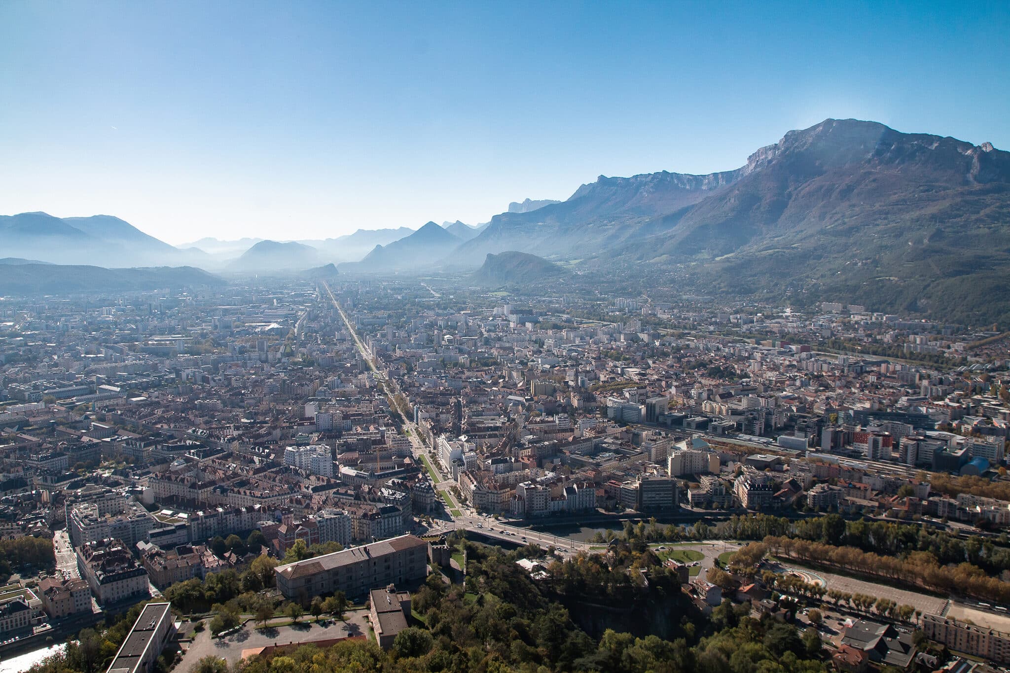 Grenoble, ville de montagne des Alpes