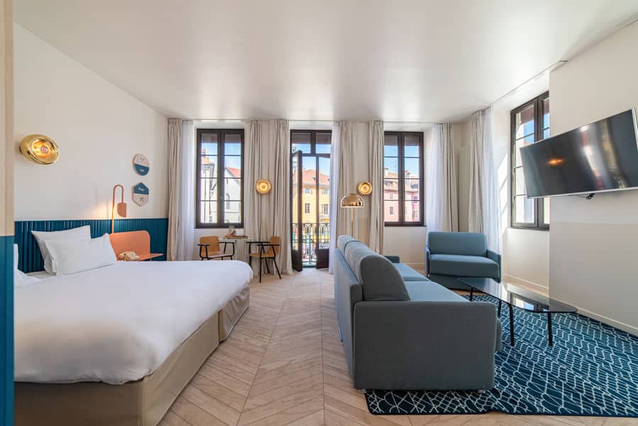Chambre de l'hôtel du Palais de l'Isle
