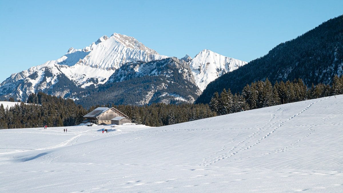 Le plateau des Glières, en Hautes-Savoie