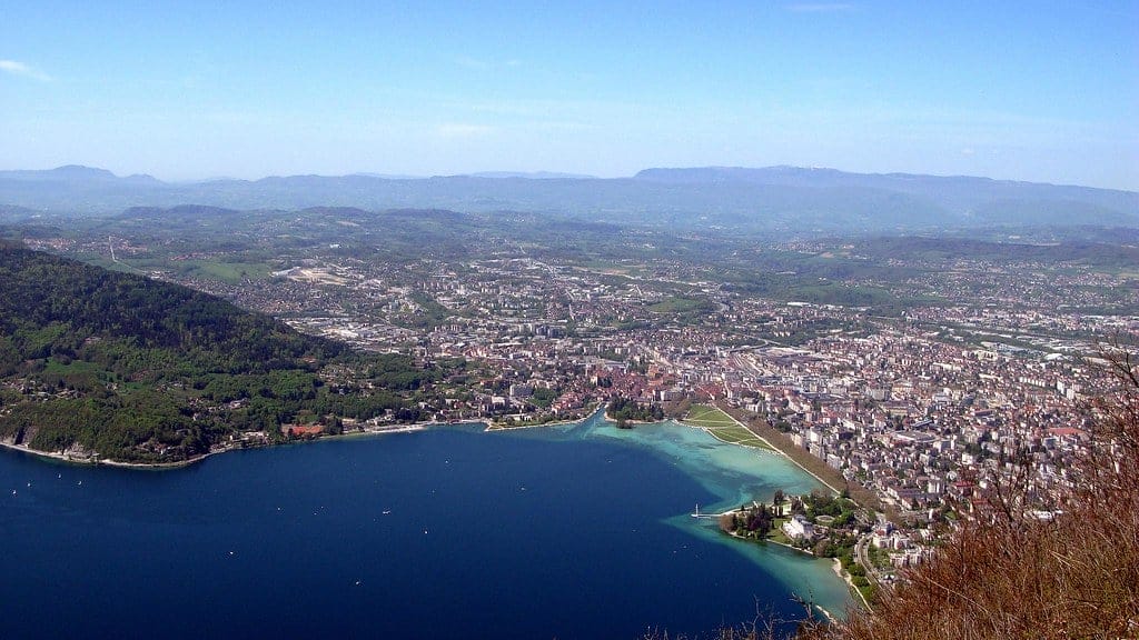 lac d'Annecy depuis le mont Veyrier