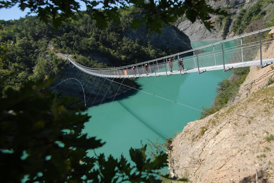 Les passerelles du Monteynard