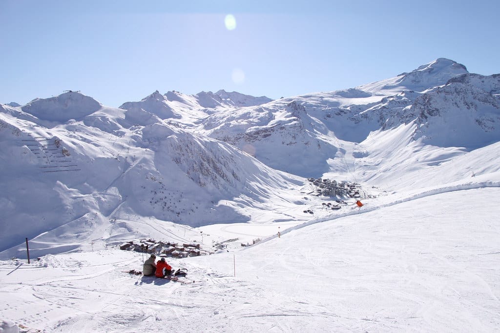 Tignes est une des plus hautes stations de ski des ALpes, à plus de 2000 m