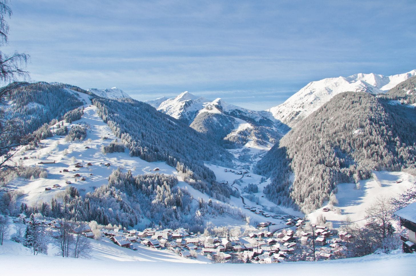 Arêches Beaufort en hiver