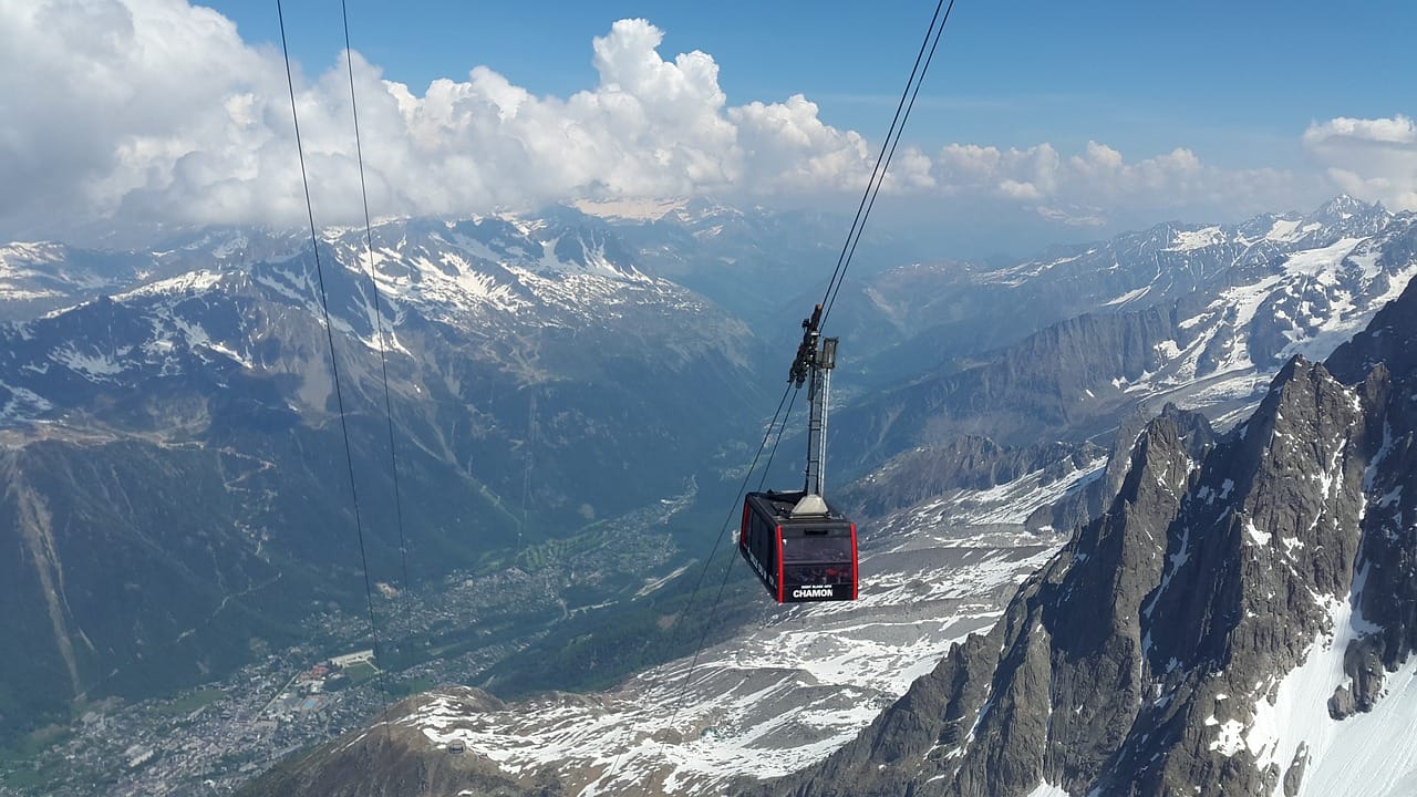 téléphérique de l'aiguille du Midi