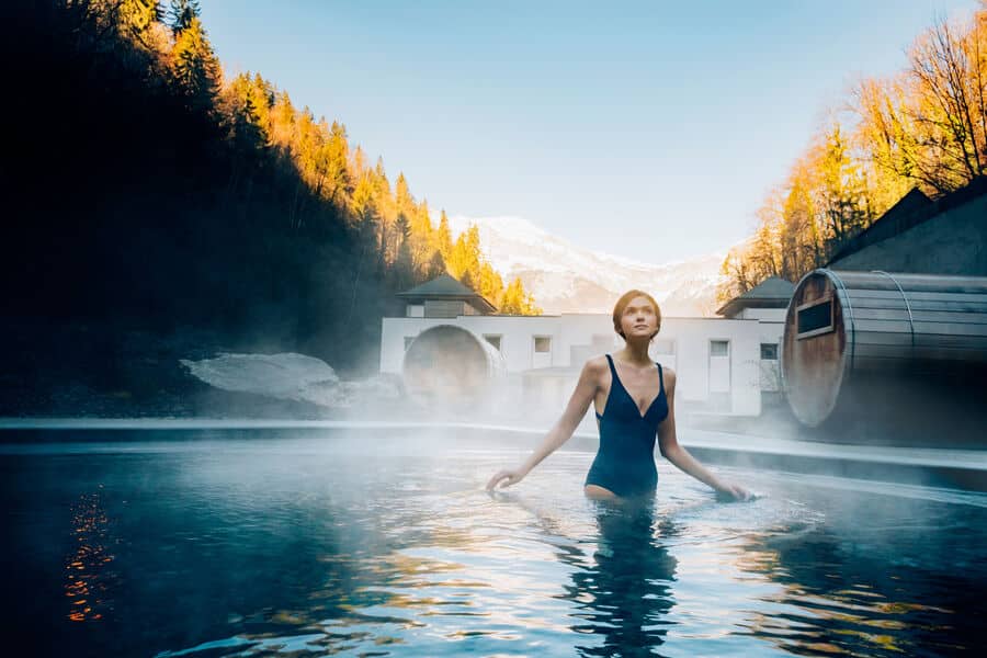 Spa thermal de Saint Gervais en automne