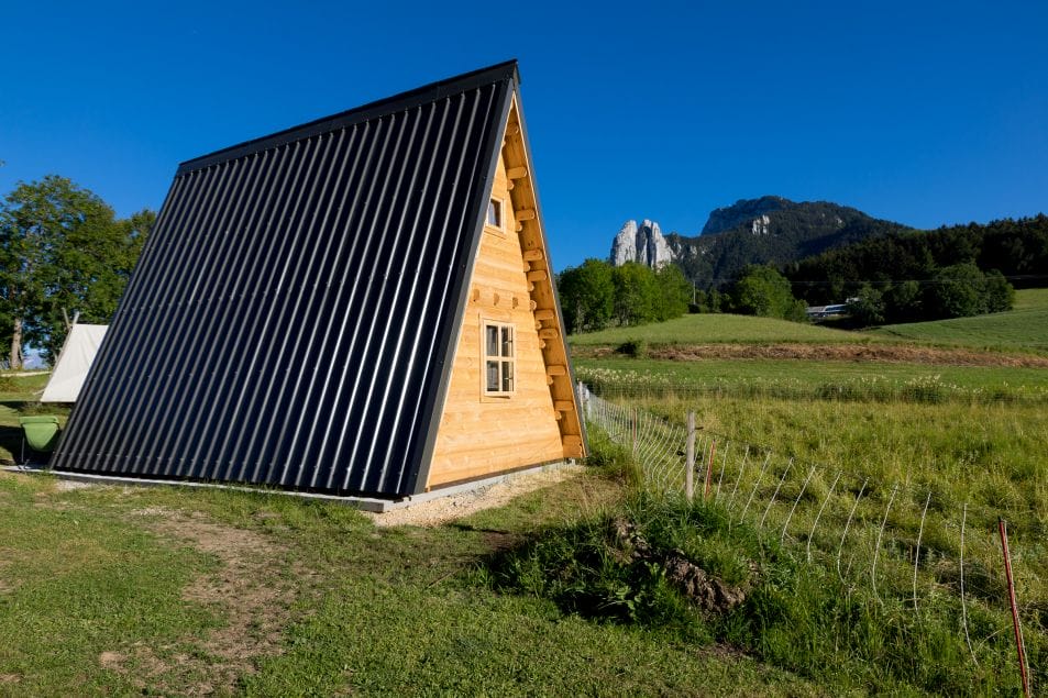 Chalet triangle dans le Vercors