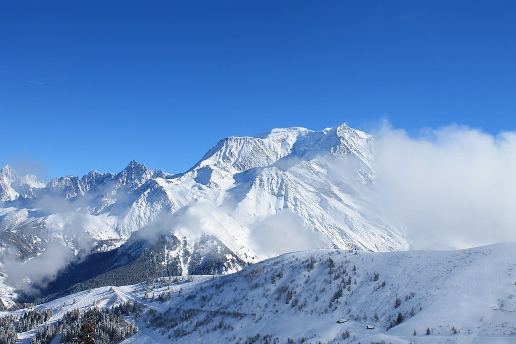 Le Mont Blanc depuis le mont d'Arbois par Stefho74, Licence CC BY-NC-SA 2.0