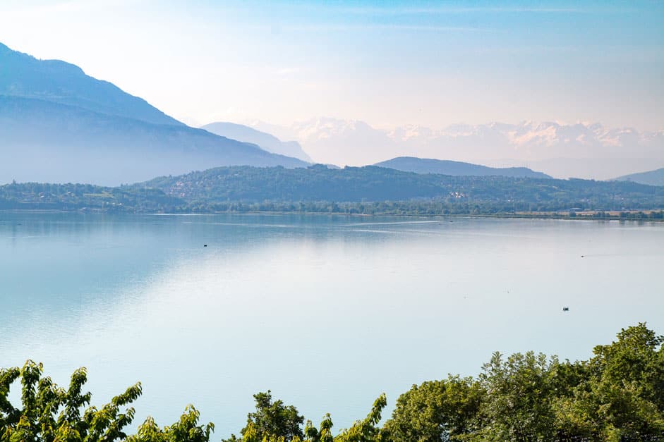 Le lac du Bourget, plus grand lac de baignade des Alpes
