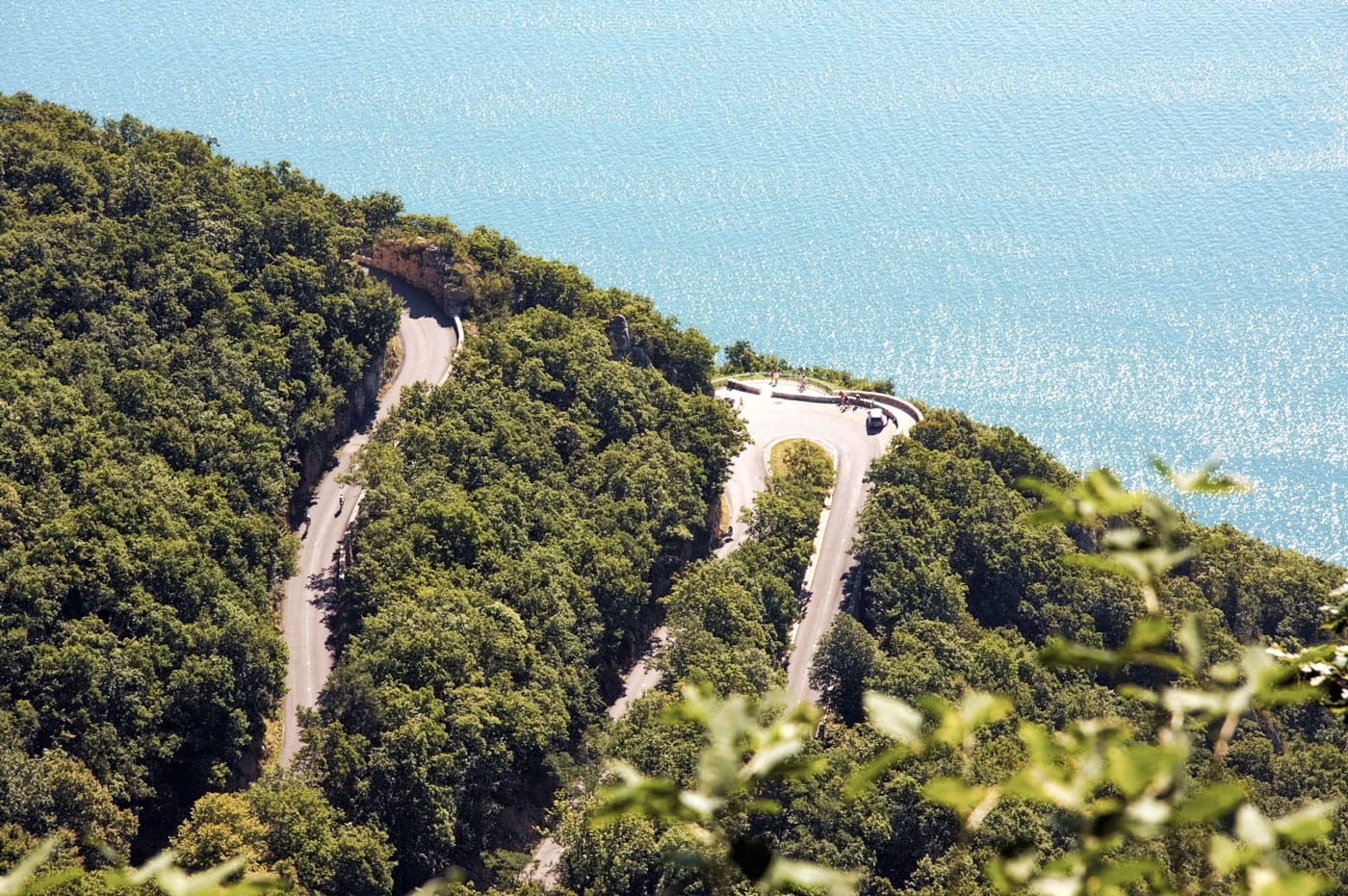 Lac du Bourget depuis le roc de Cornillon