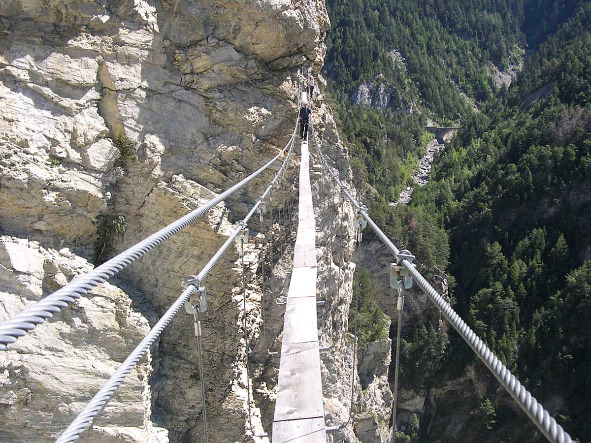 Pont de singe à Aussois