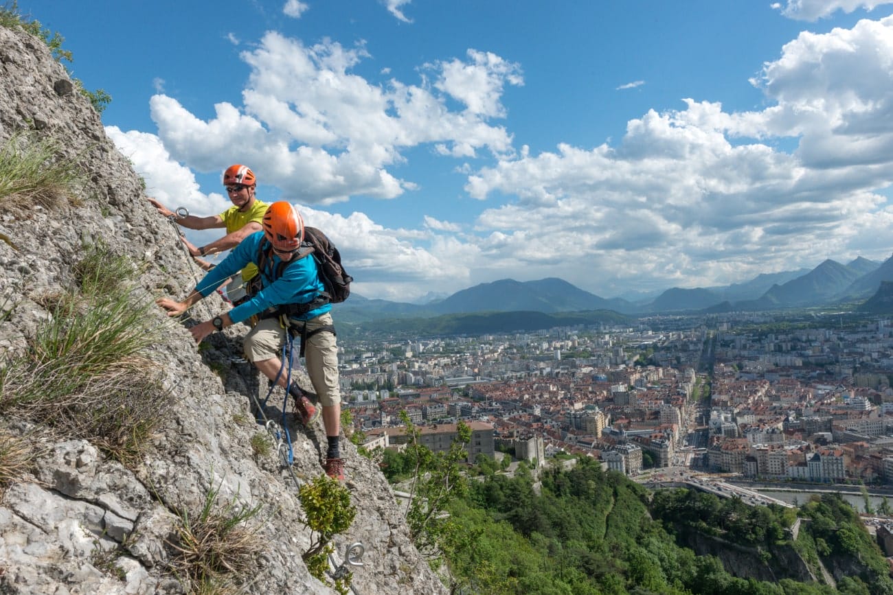 Via ferrata de Grenoble, activité typique de montagne