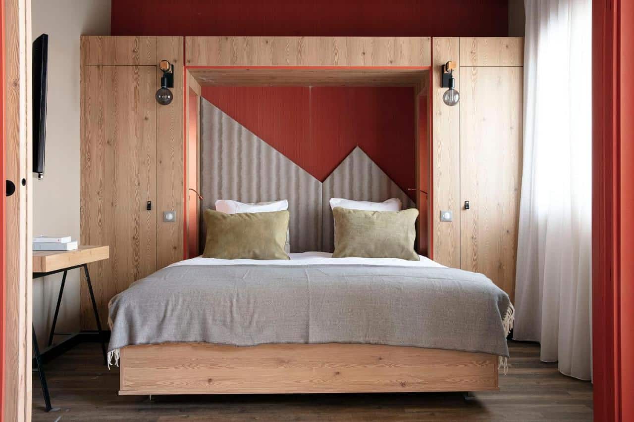 Chambre de l'hôtel Les Grandes Rousses