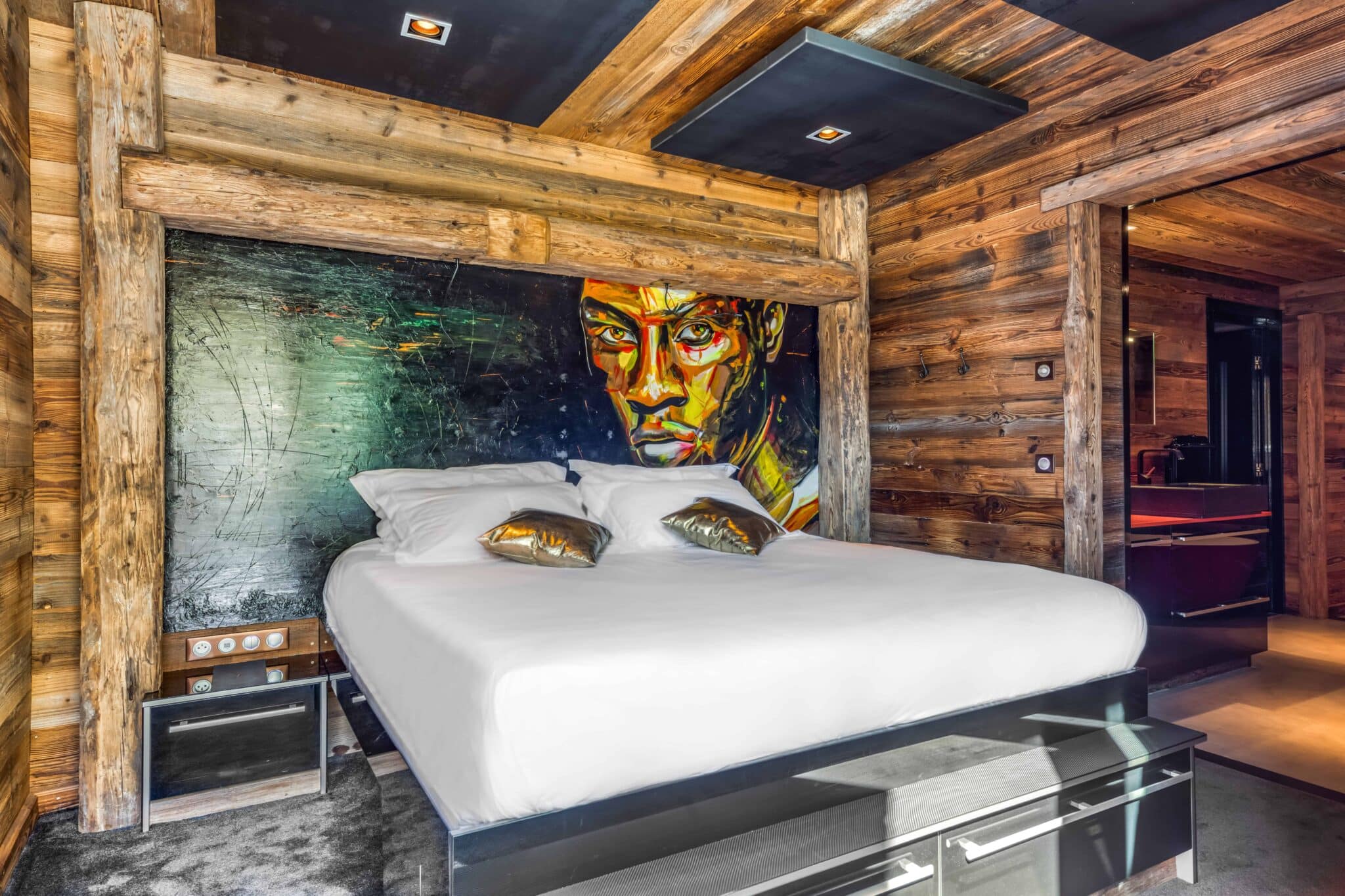 Déco pop du chalet Quezac