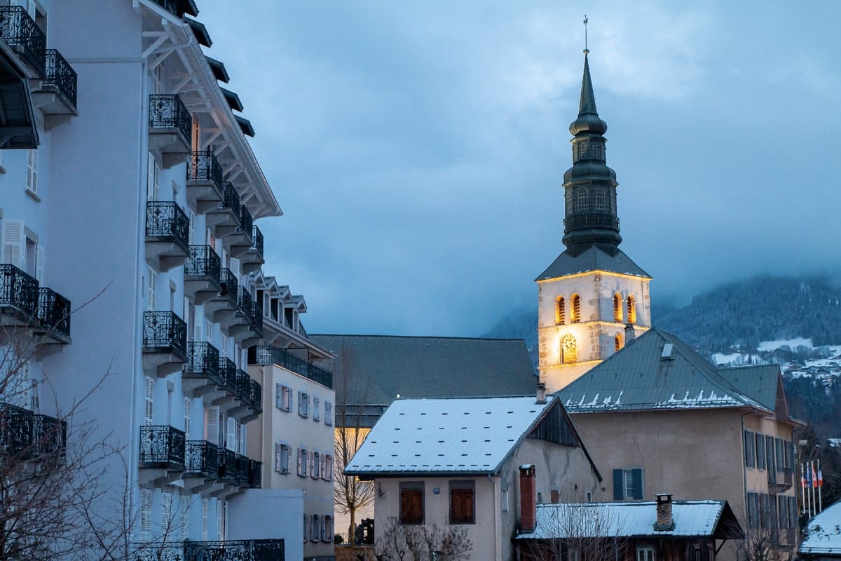 Village de Saint Gervais en hiver