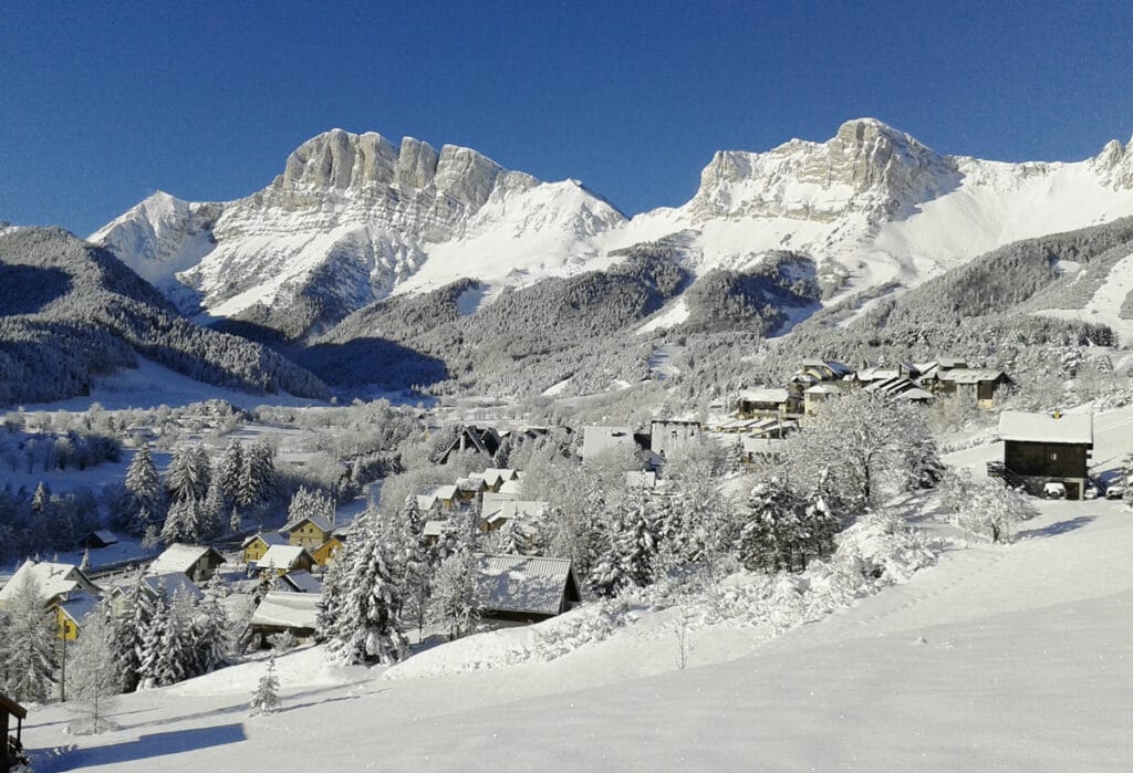 Gresse en Vercors, petite station de ski du Vercors