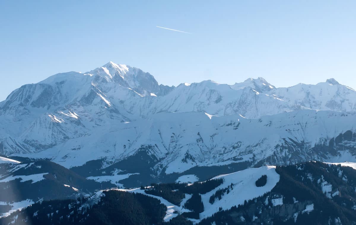 Mont Blanc neige