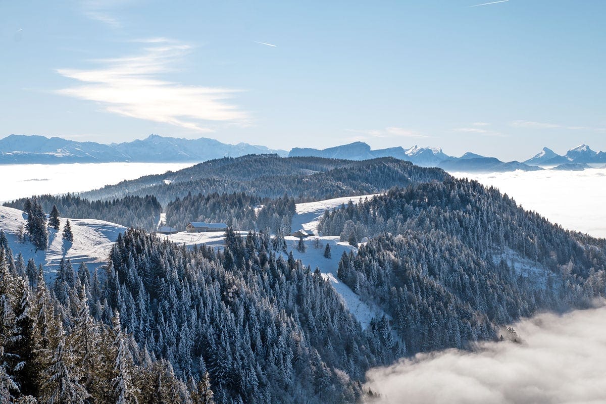 Savoie Grand Revard, une des stations accessible depuis la gare Trenitalia de Chambéry