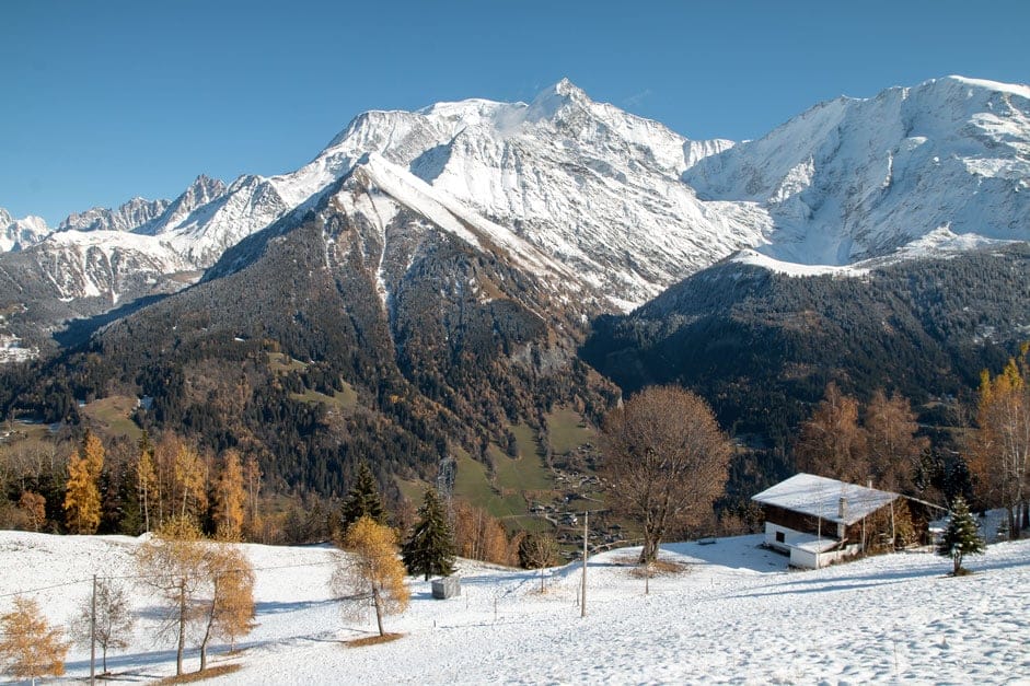 Les hauteurs de Saint-Gervais en automne