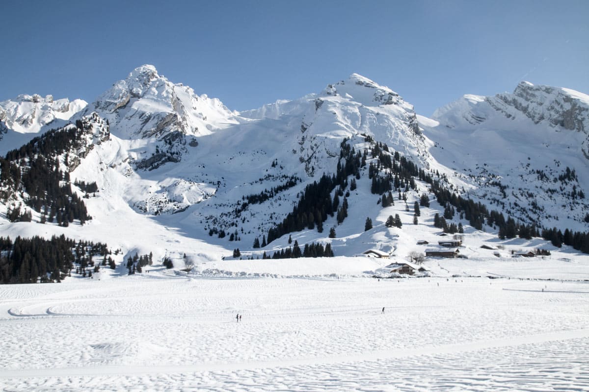 Domaine nordique des Confins, La Clusaz, station des Alpes du Nord
