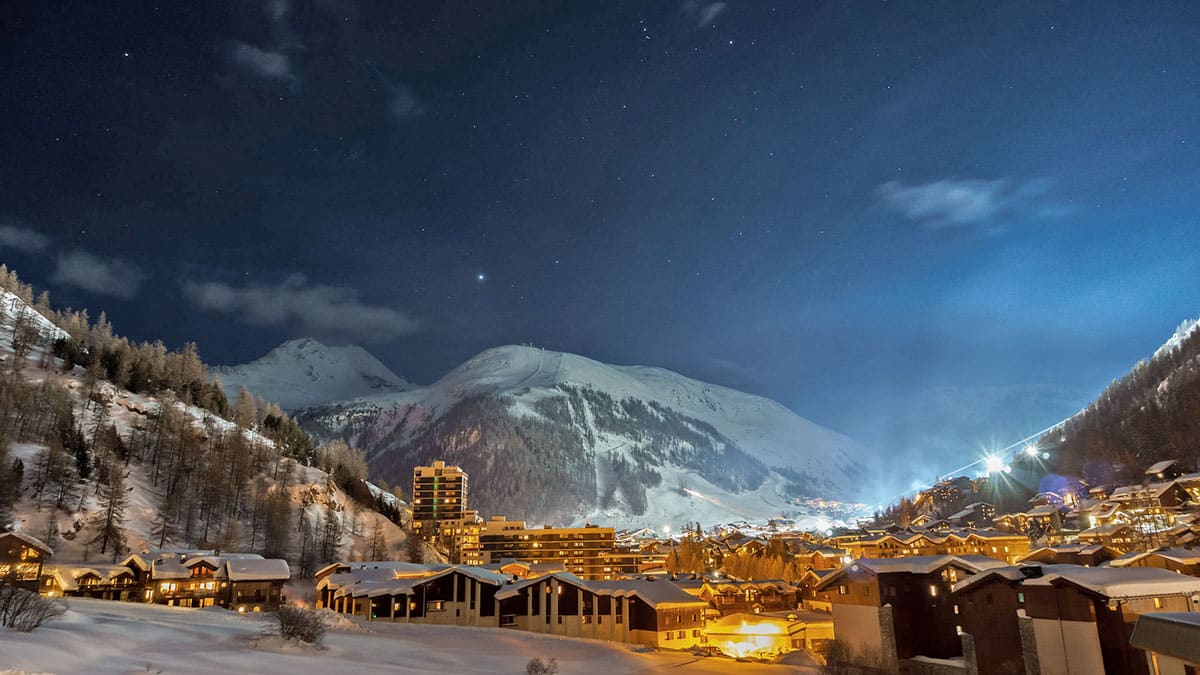Val d'Isère de nuit