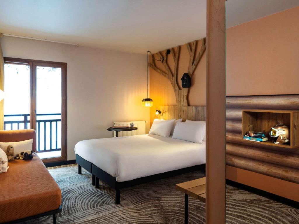 L'Ibis Style des Houches, hôtel Accor en station de ski avec vue sur les montagnes
