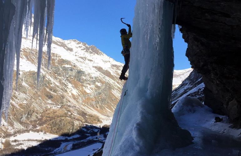 Cascade glace manawa