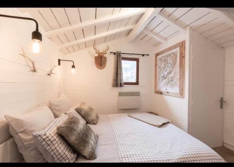Location chalet blanc à Saint Gervais