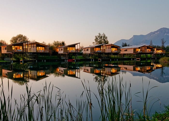 Les ilots de Chanaz, au nord du lac du Bourget