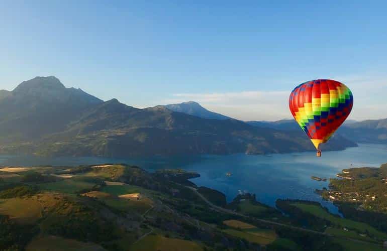 Vol en mongolfière à Serre Ponçon
