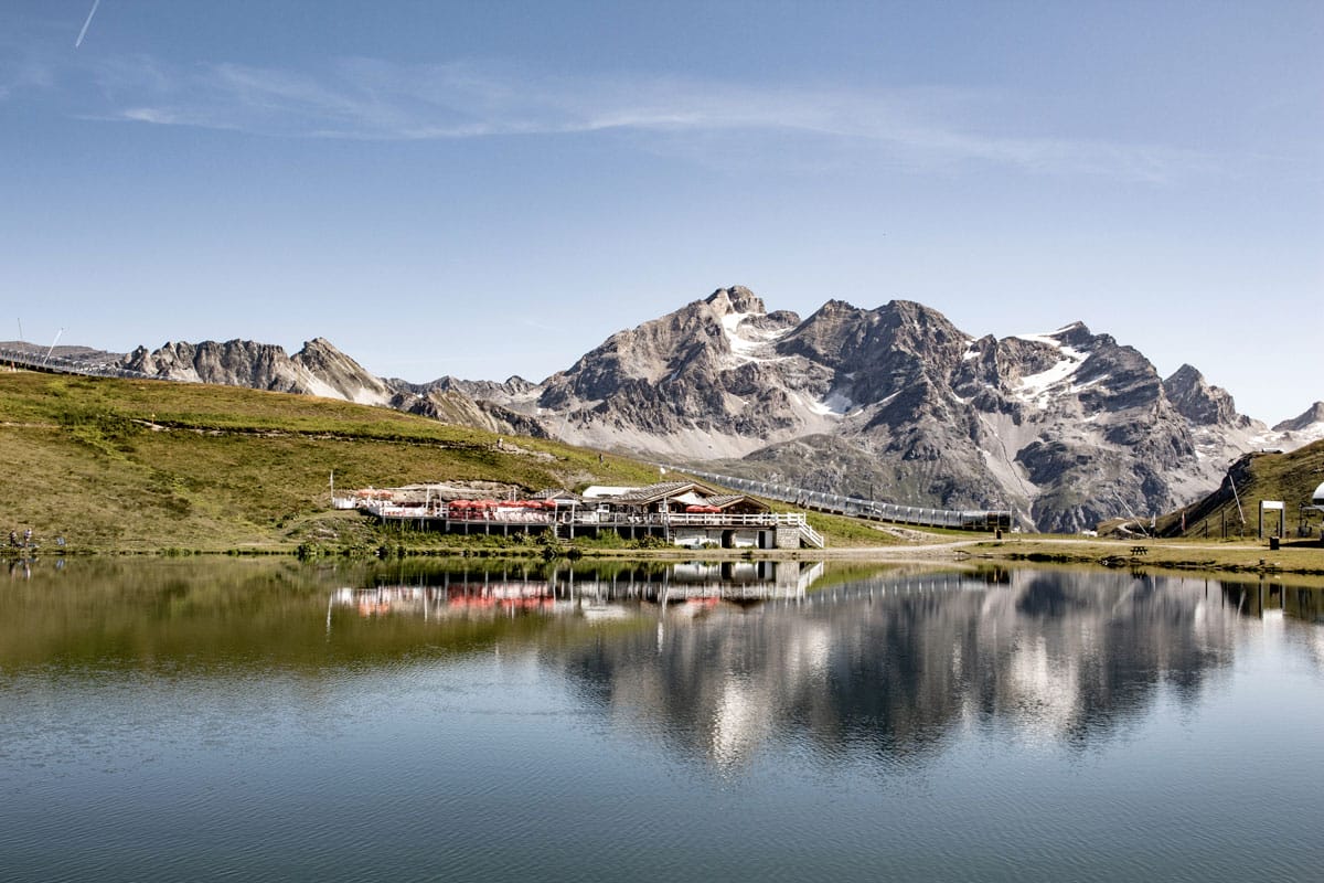 Lac de Solaise en été