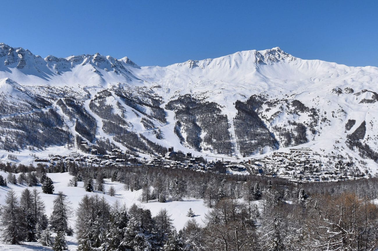 Vars les Claux, station de ski des Hautes-Alpes à 1860 m de haut