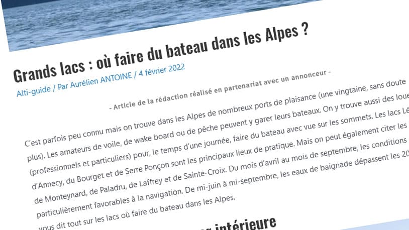 article sponsorisé tourisme alti mag